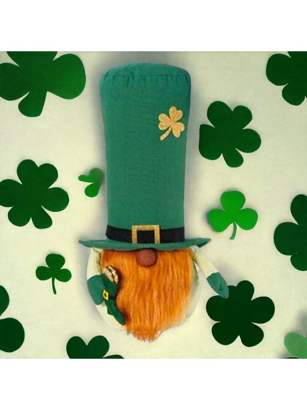 NWT Huntington Home Adli's Exclusive St. Patrick's Day Decorative Gnome Boot